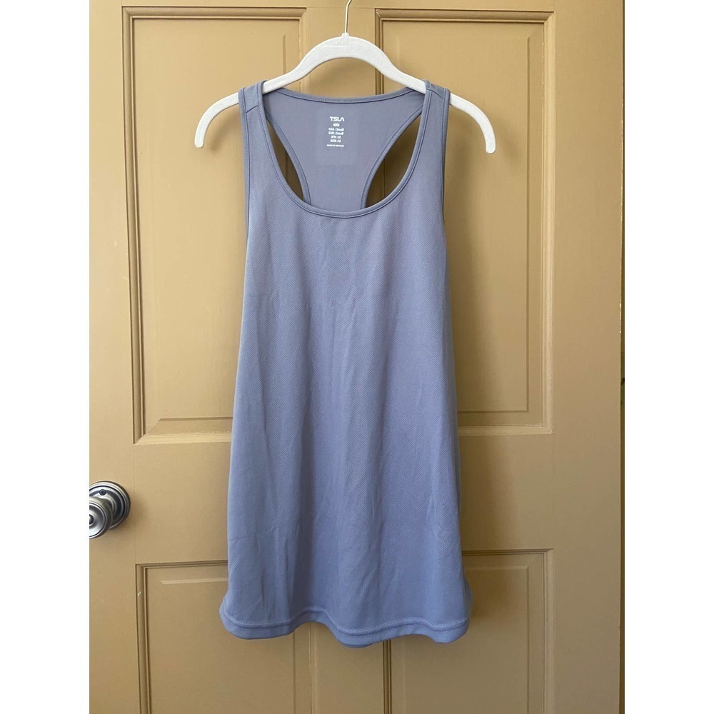 TSLA Gray Muscle Tank Top Men's Size Small EUC